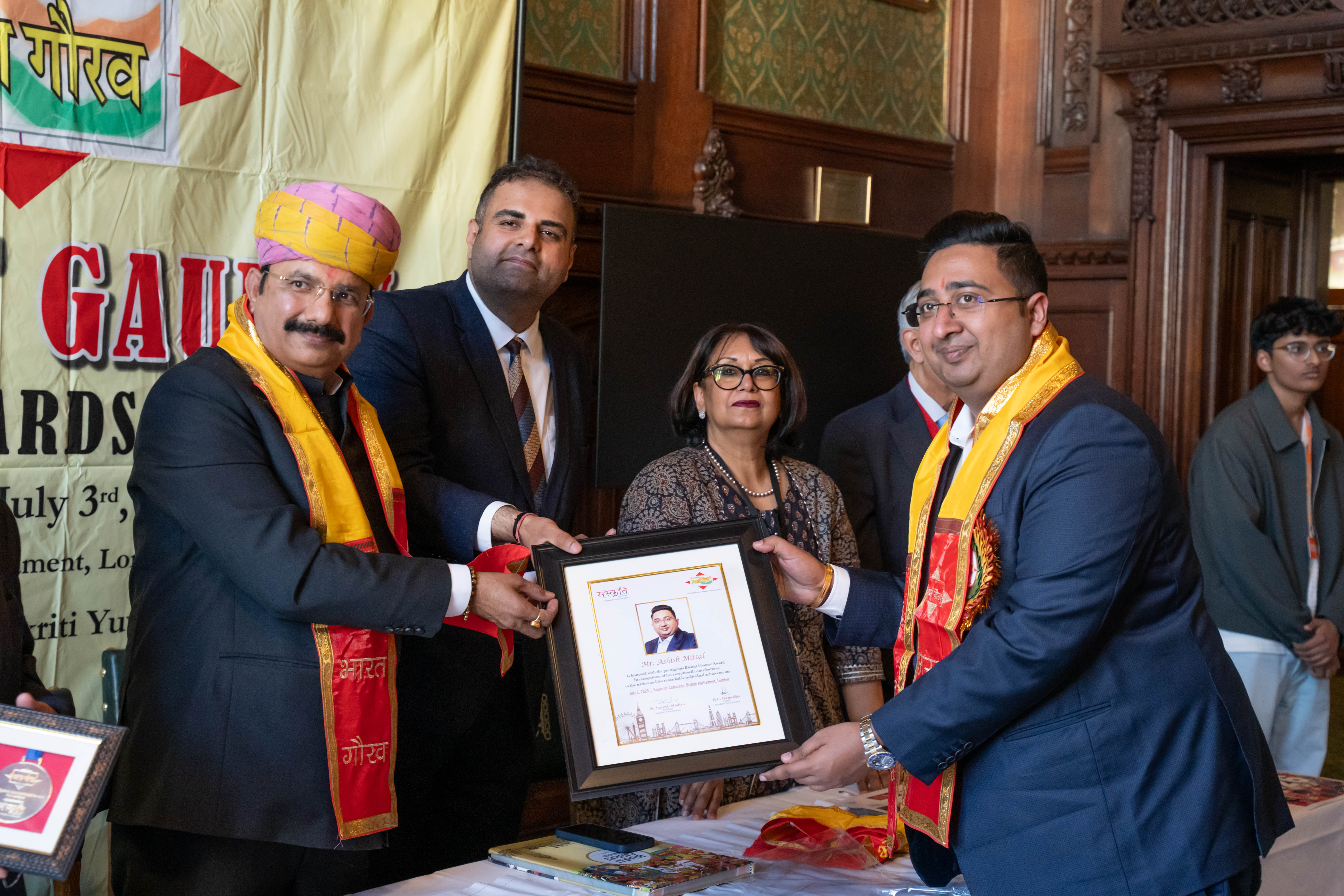 Bharat Gaurav Award Moment